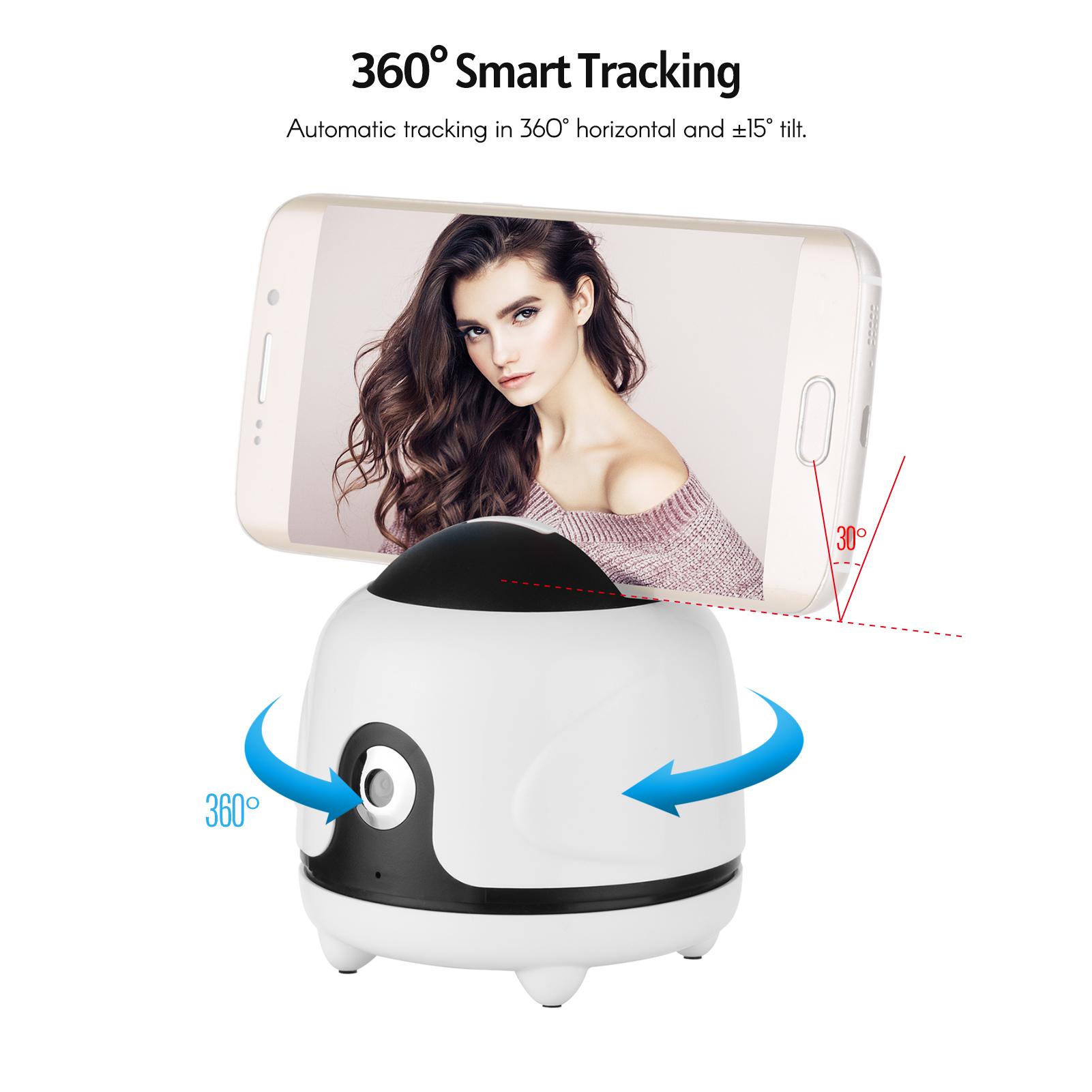 Giá đỡ theo dõi thông minh 360 ° với ống kính hồng ngoại tích hợp