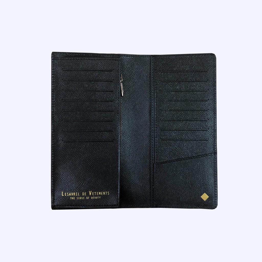 Black Twinkle Long Wallet