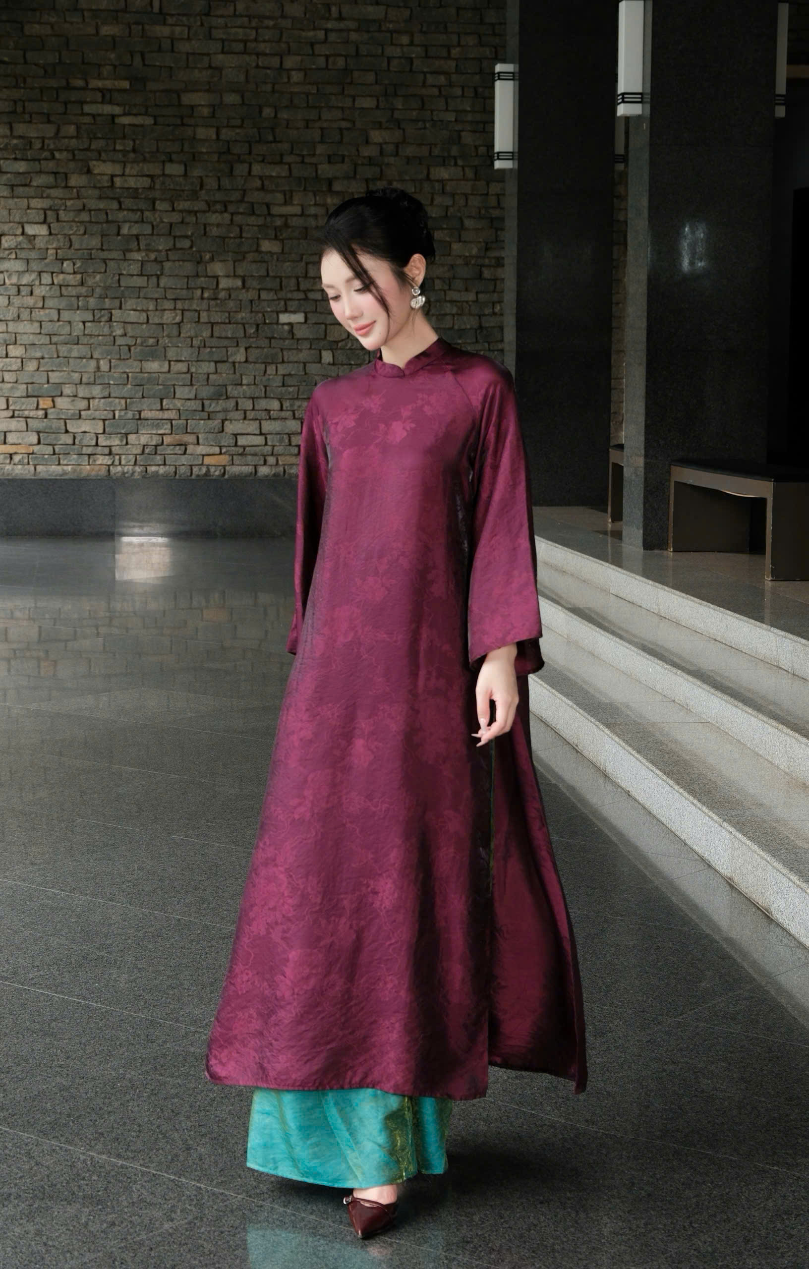 Áo dài Nguyệt Yên NGADO , áo dài Tết , áo dài cách tân , áo dài truyền thống