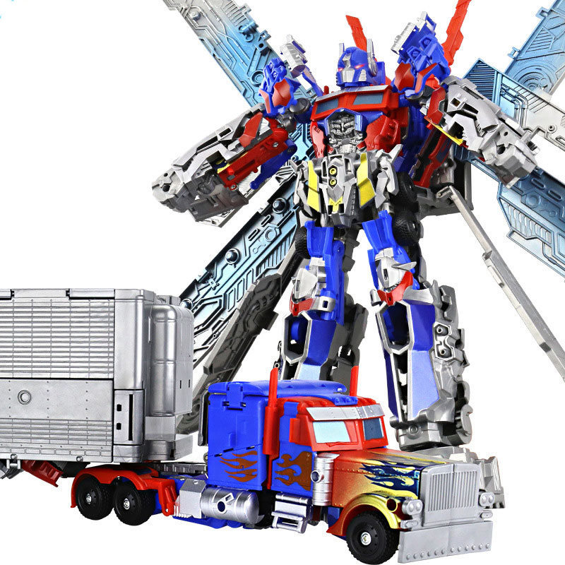 Robot biến hình ô tô Optimus Prime cao 52cm bản giới hạn OP-5533 Đồ chơi trí thuệ rèn luyện tư duy cho bé