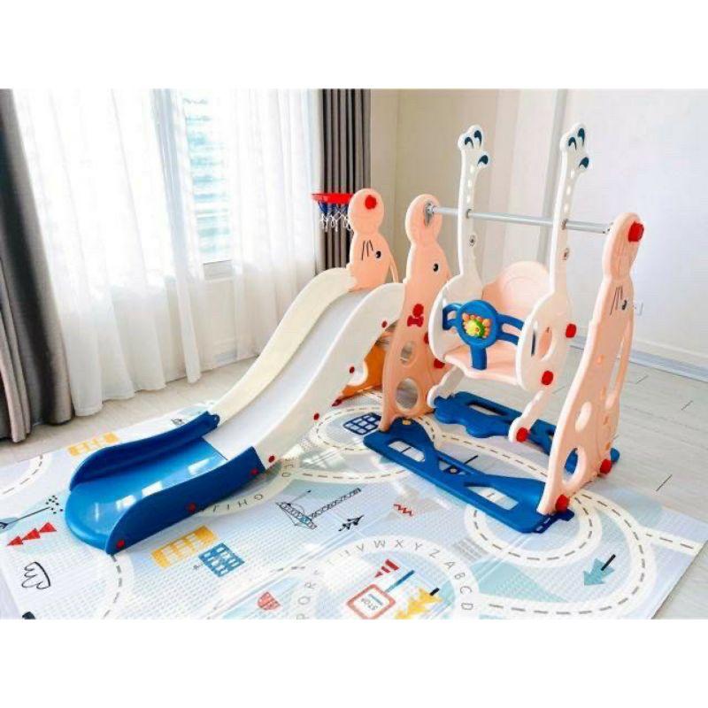 Cầu trượt cho bé / cầu trượt xích đu đồ dùng đồ chơi vận động cho trẻ an toàn cho mọi lứa tuổi