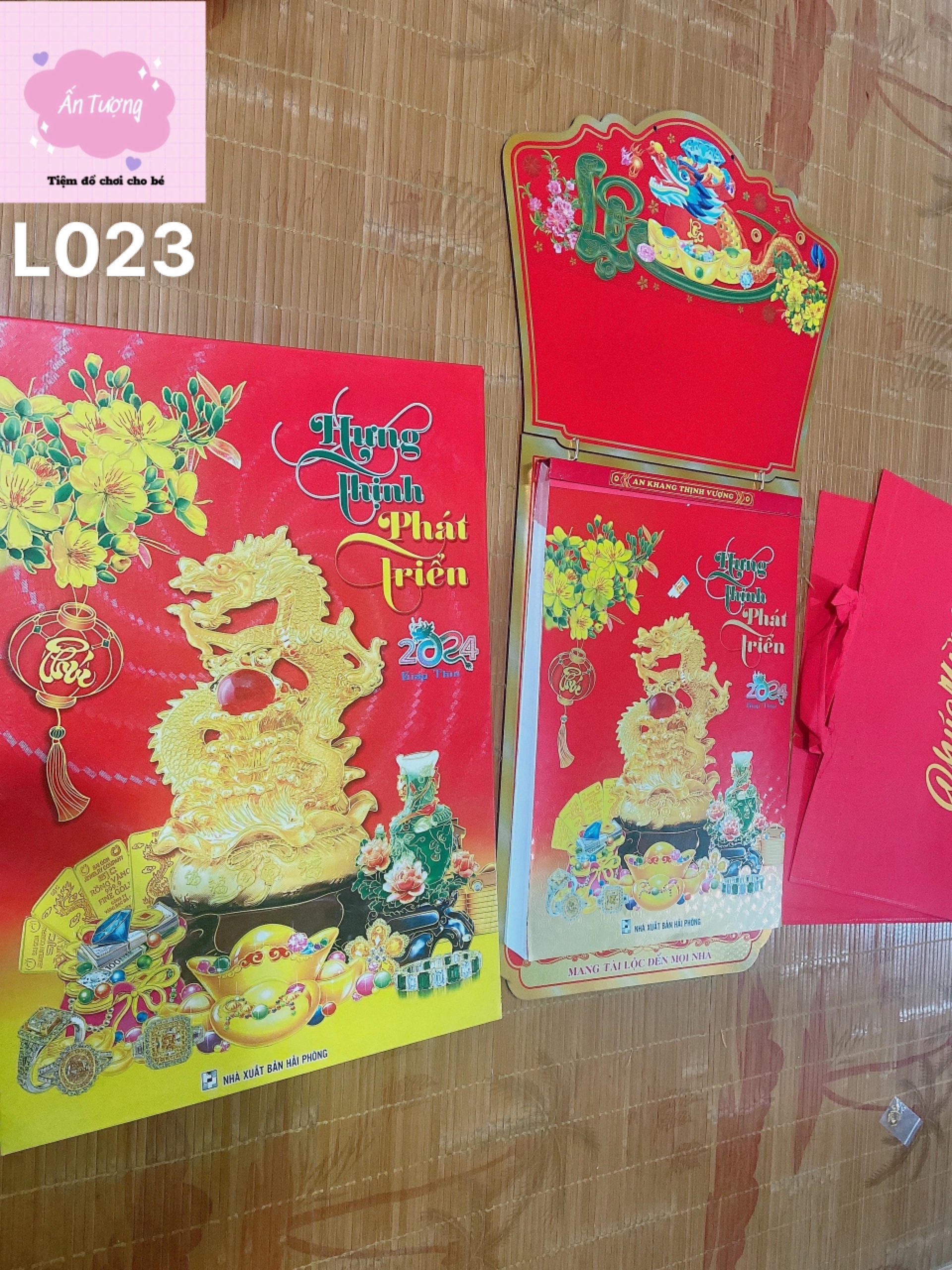 Bộ lịch Giáp Thìn 2024 - Lịch Bloc Siêu Cực Đại - chủ đề " Hưng Thịnh Phát Triển ”