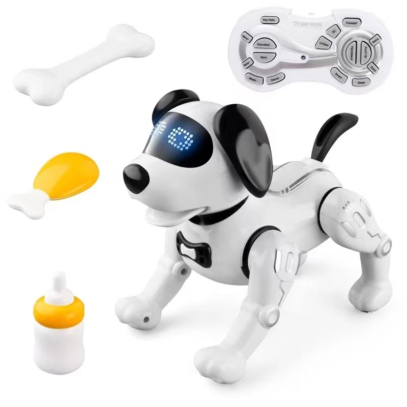 Chó robot điều khiển từ xa, hoạt động linh hoạt, đồ chơi giáo dục cho bé