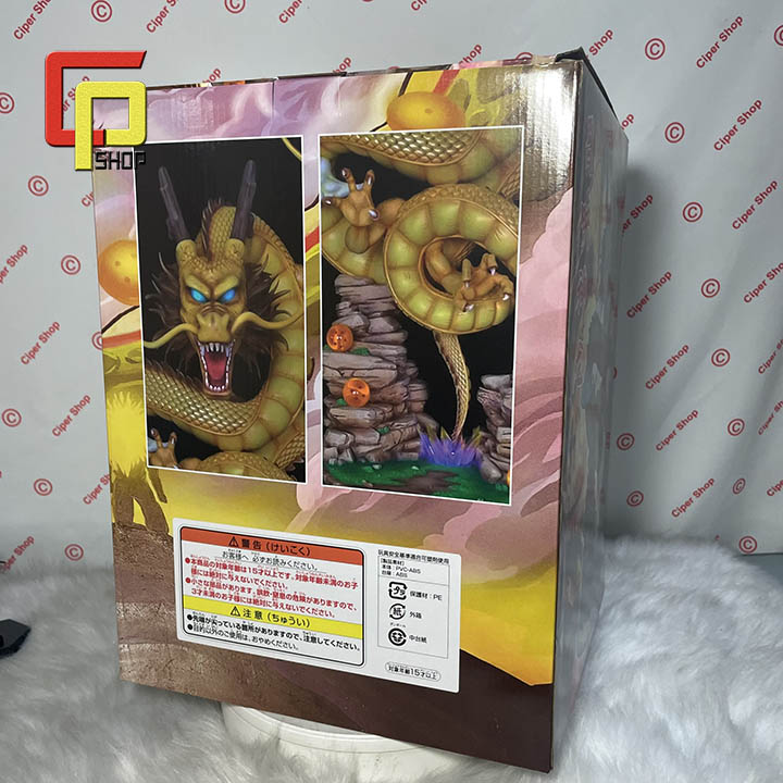 Mô hình rồng thần YY - Màu vàng - Figure Dragon 7 viên ngọc rồng