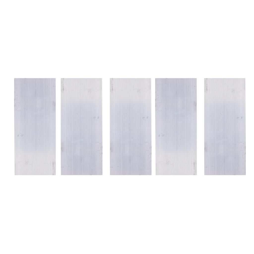 5Piece Aluminum Heatsink Cooling Fin 100mm X 43mm X 11mm for PC CPU, SMD LED,