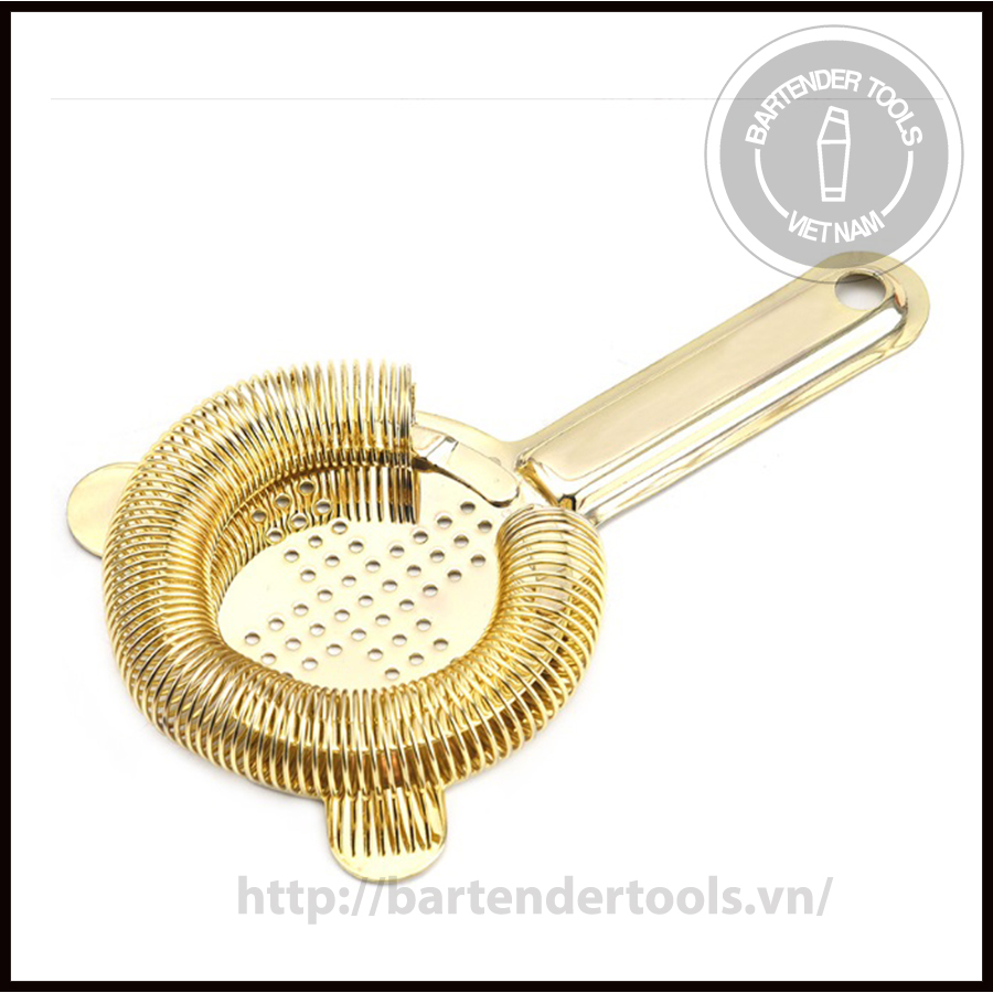 Dụng cụ chặn đá inox dáng tai mèo - Cocktail Strainer