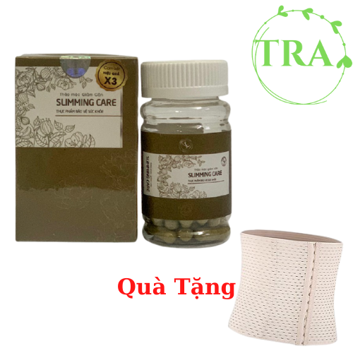 Thực phẩm bảo vệ sức khỏe hỗ trợ giảm cân thảo mộc Slimming Care Tặng Đai Nịt Bụng