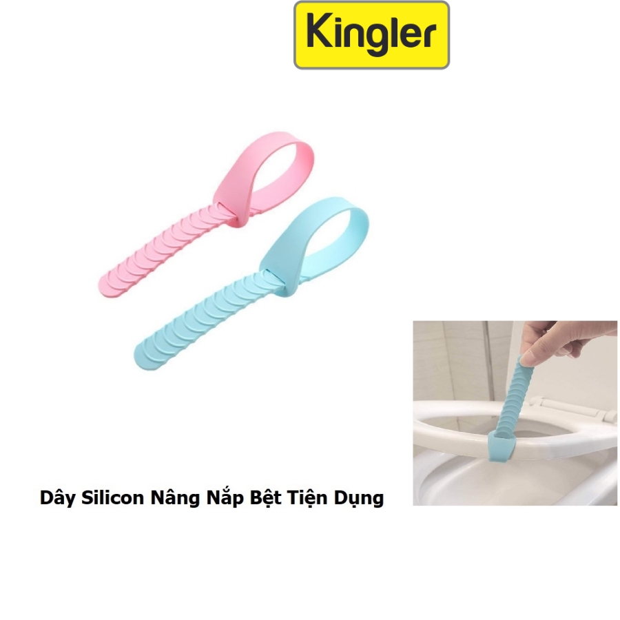 Dây Silicon Nâng Nắp Bệt Bồn Cầu, Tiện Dụng Nhà Tắm,Dây Nâng Sạch Sẽ Bảo Đảm Vệ Sinh Gia Đình. Kingler 5214