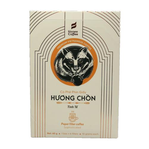 Cà Phê Phin Giấy Hương Chồn Tinh Tế - 60G - Honee Coffee