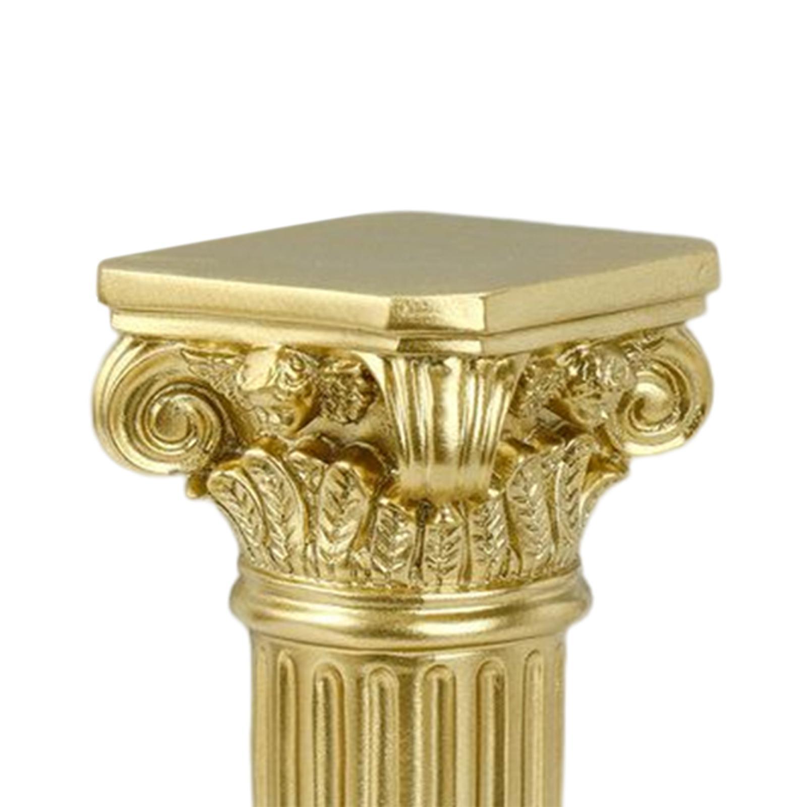 Roman Column Statue Plinth Base for Outdoor Decoration Handicraft Props