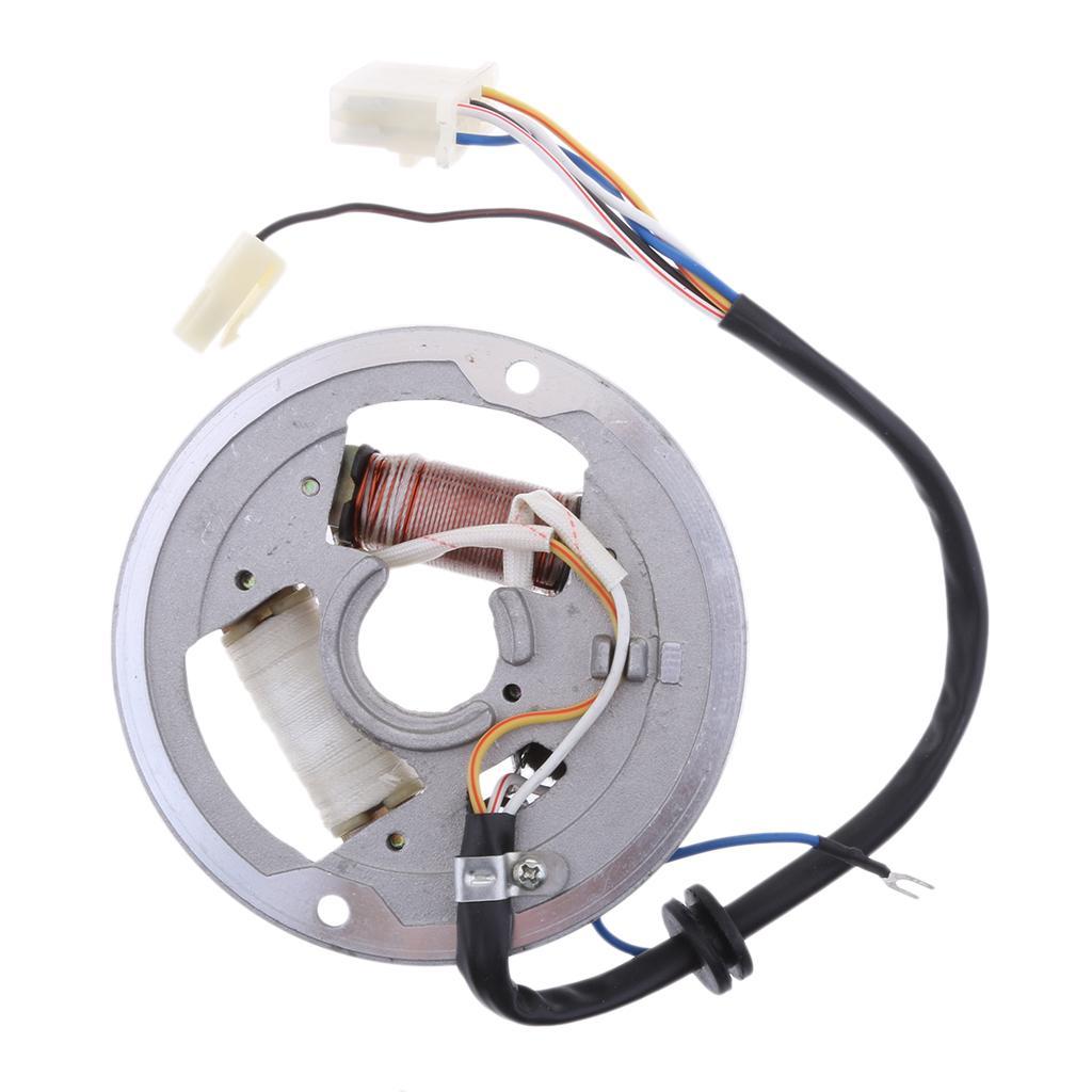 2-Coil Magneto Ignition Coil Stator Plate For Yamaha PW80 PW 80 PEEWEE 80