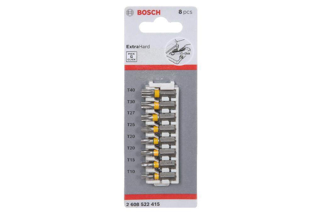 BỘ VẶN VÍT EXTRA HARD 25MM ĐẦU TORX BOSCH 2608522415 - HÀNG CHÍNH HÃNG