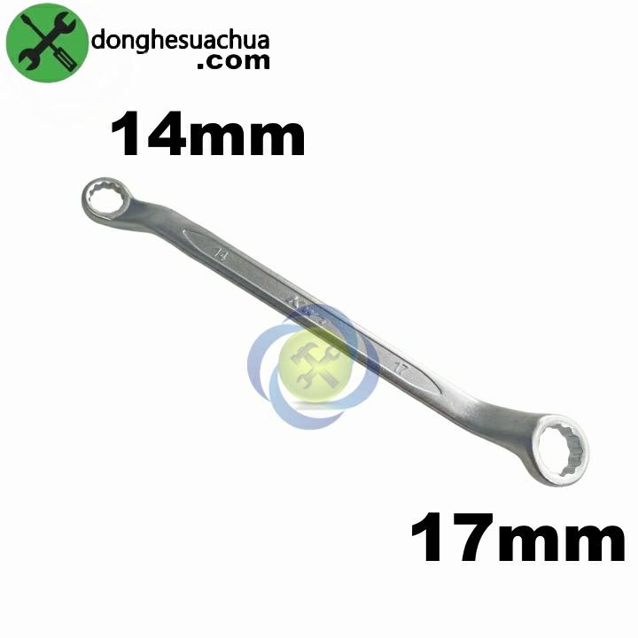 Cờ lê hai đầu tròng 14x17mm KWT
