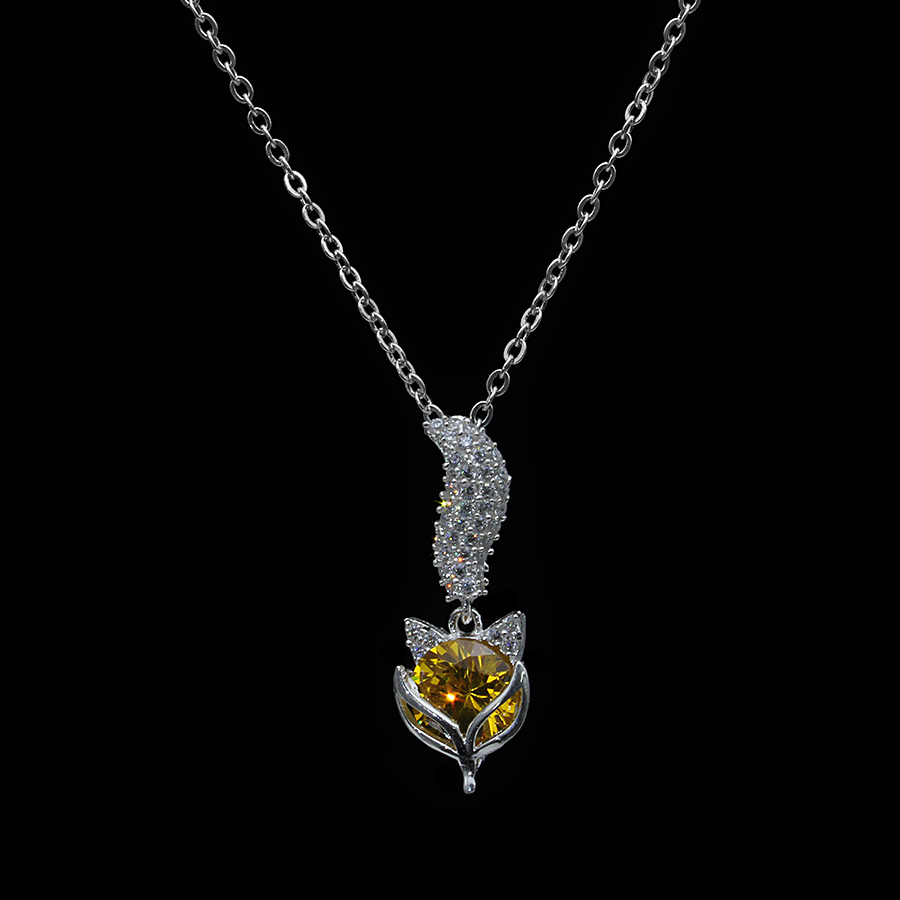 Dây Và Mặt Dây Chuyền Bạc Hiểu Minh DMD209S hồ ly