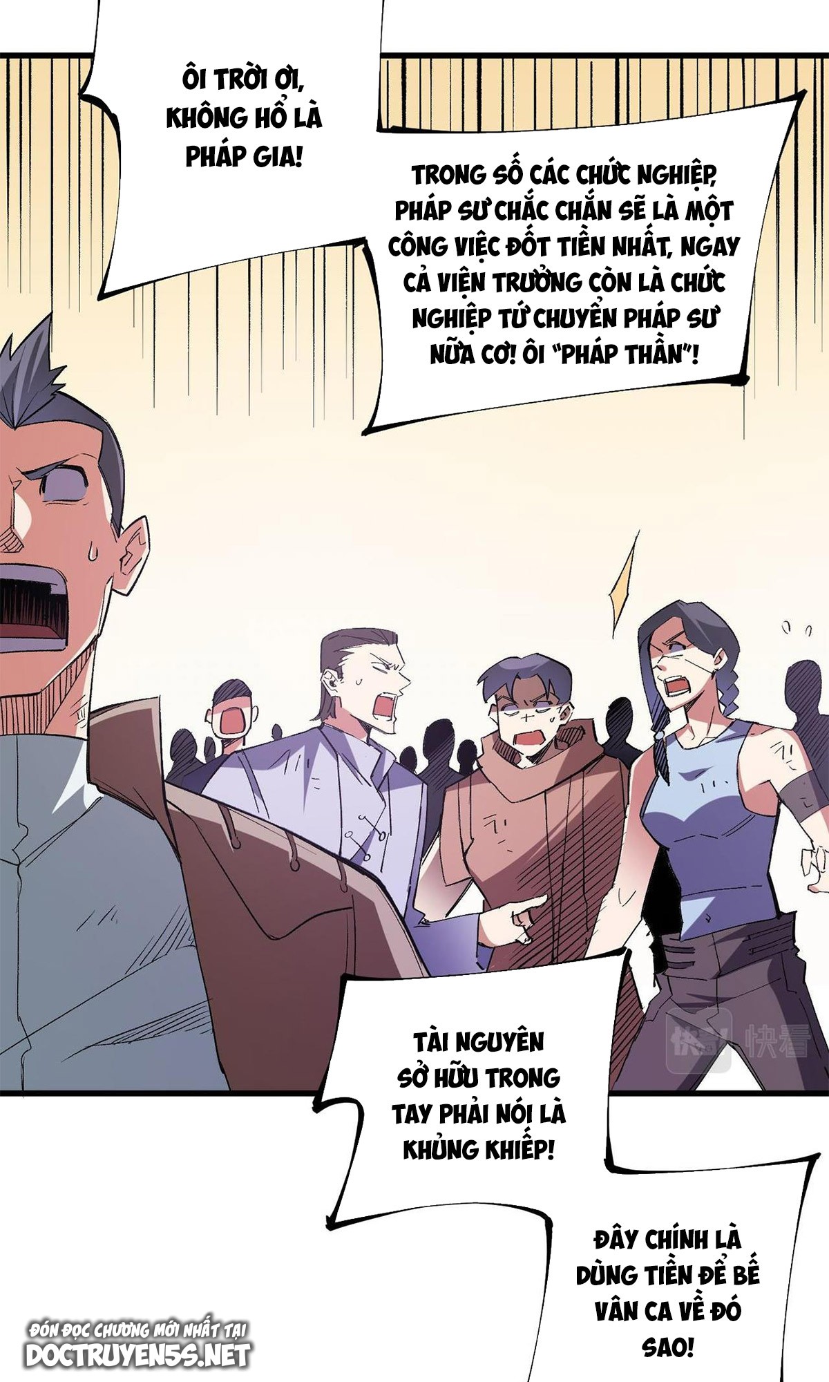 toàn dân chuyển chức: không có chức ta kết thúc thần minh chapter 19 35
