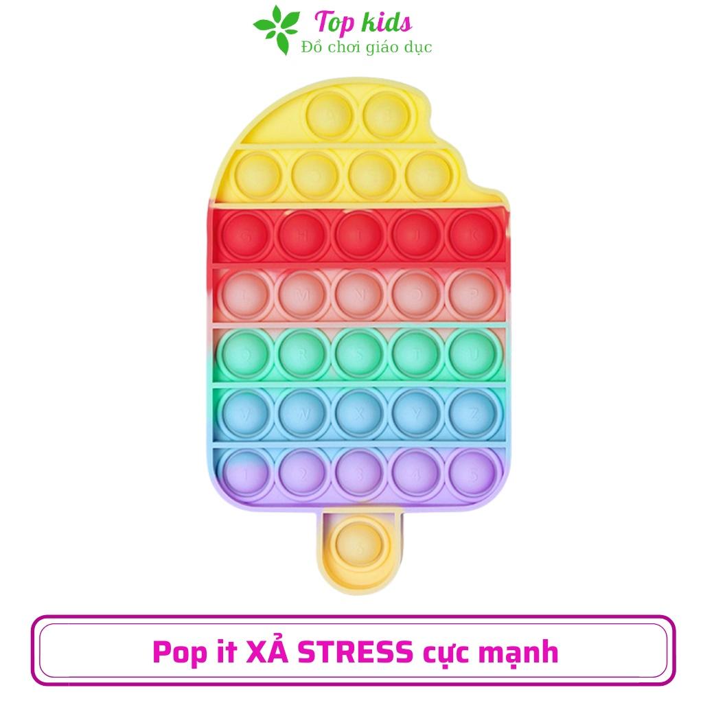 Đồ chơi pop it trò chơi ấn bong bóng giảm stress thông minh trí tuệ cho trẻ em và người lớn