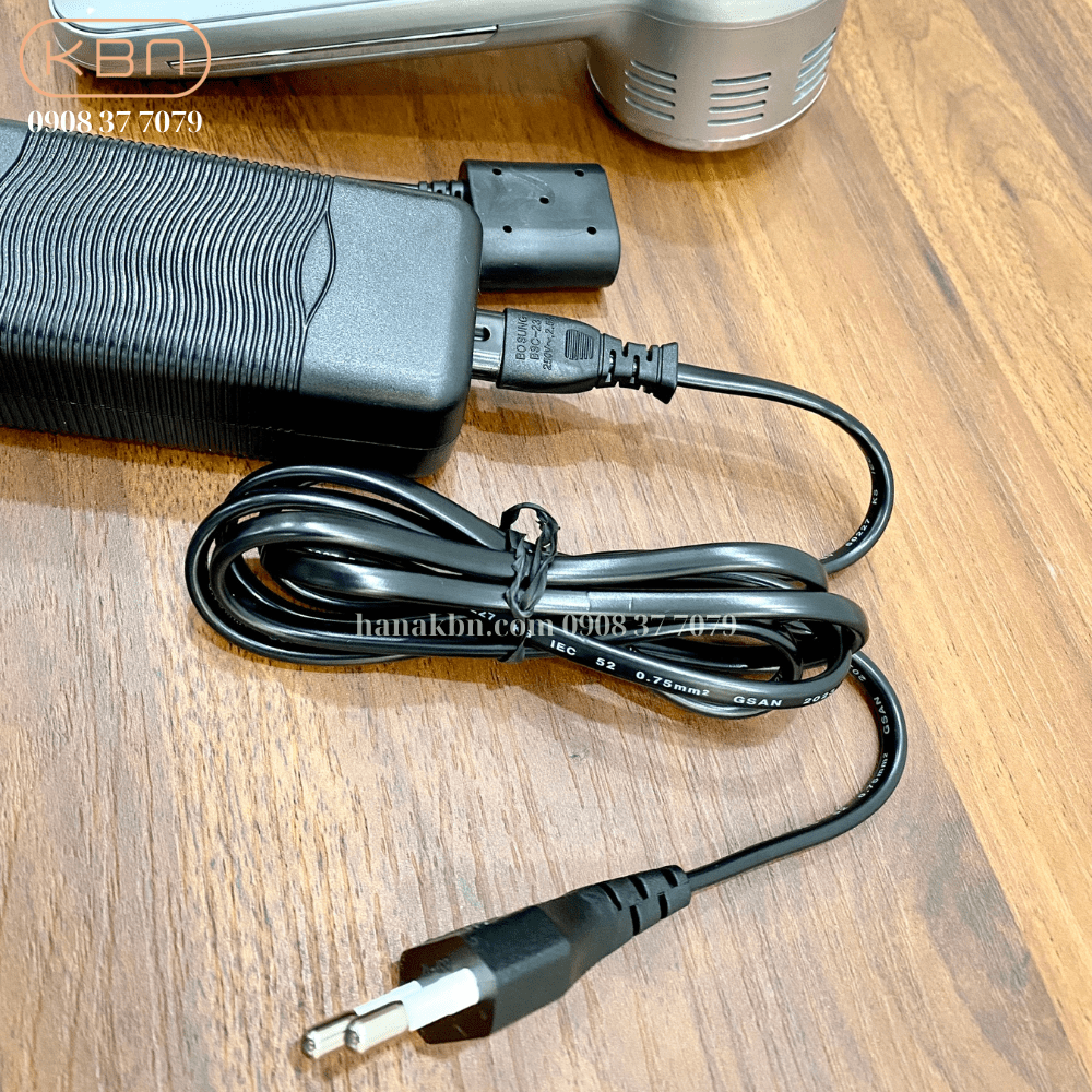 Phụ Kiện Dây Nguồn Kết Nối Adapter Vào Nguồn Điện - Máy Điện Di Smart Cool Hàn Quốc Dành Cho Da Mặt