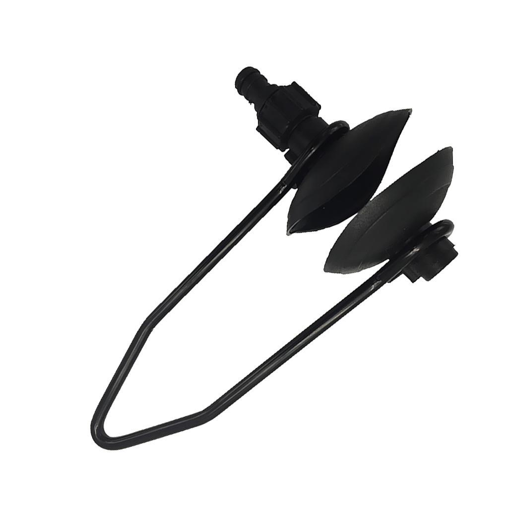 2pcs Outboard Boat Water Flow Motor Flusher Rectangular & Round Ear Muff Cup