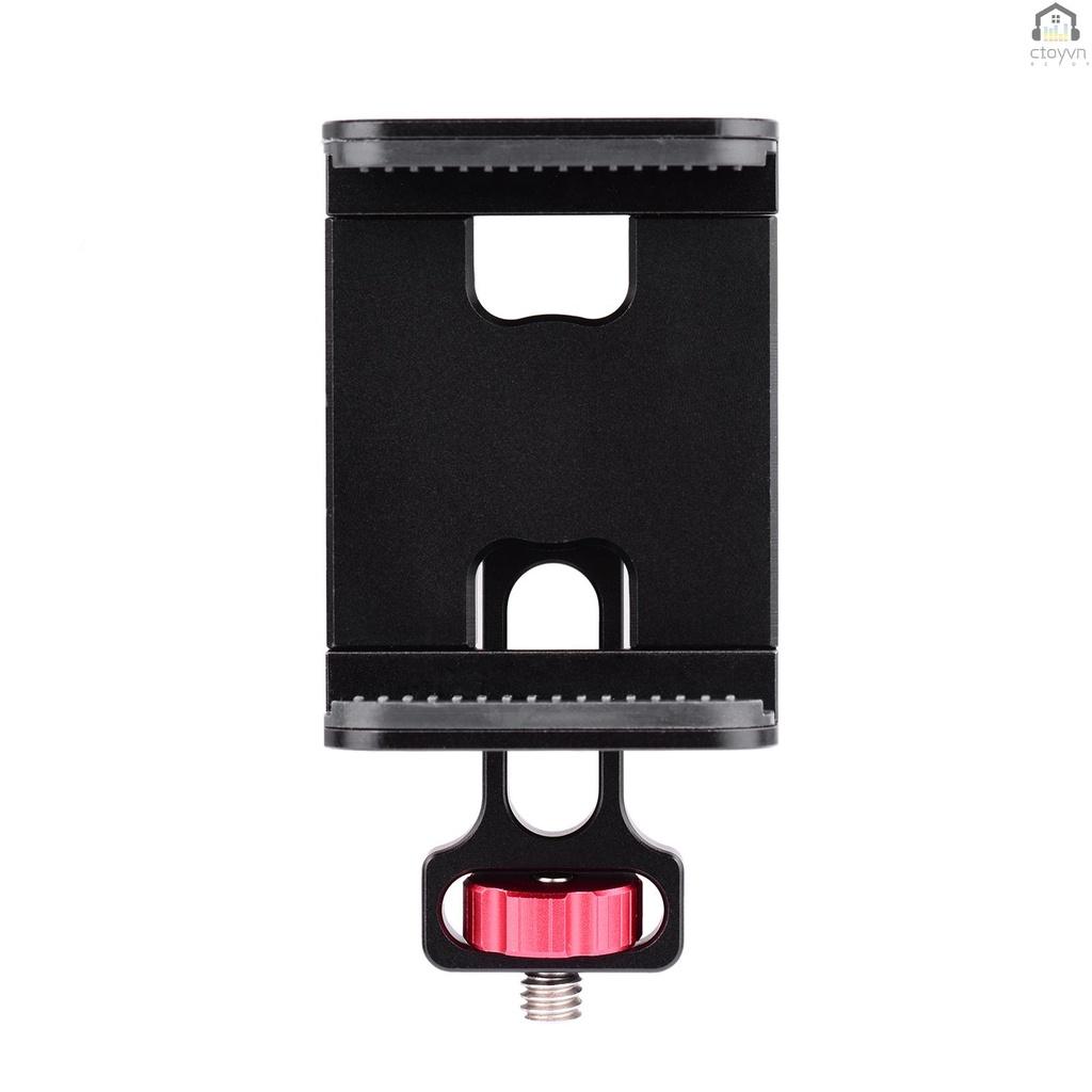 Kẹp giữ điện thoại kèm núm vặn 1/4 inch xoay 360 độ thay thế cho Hohem iSteady Pro 2/3