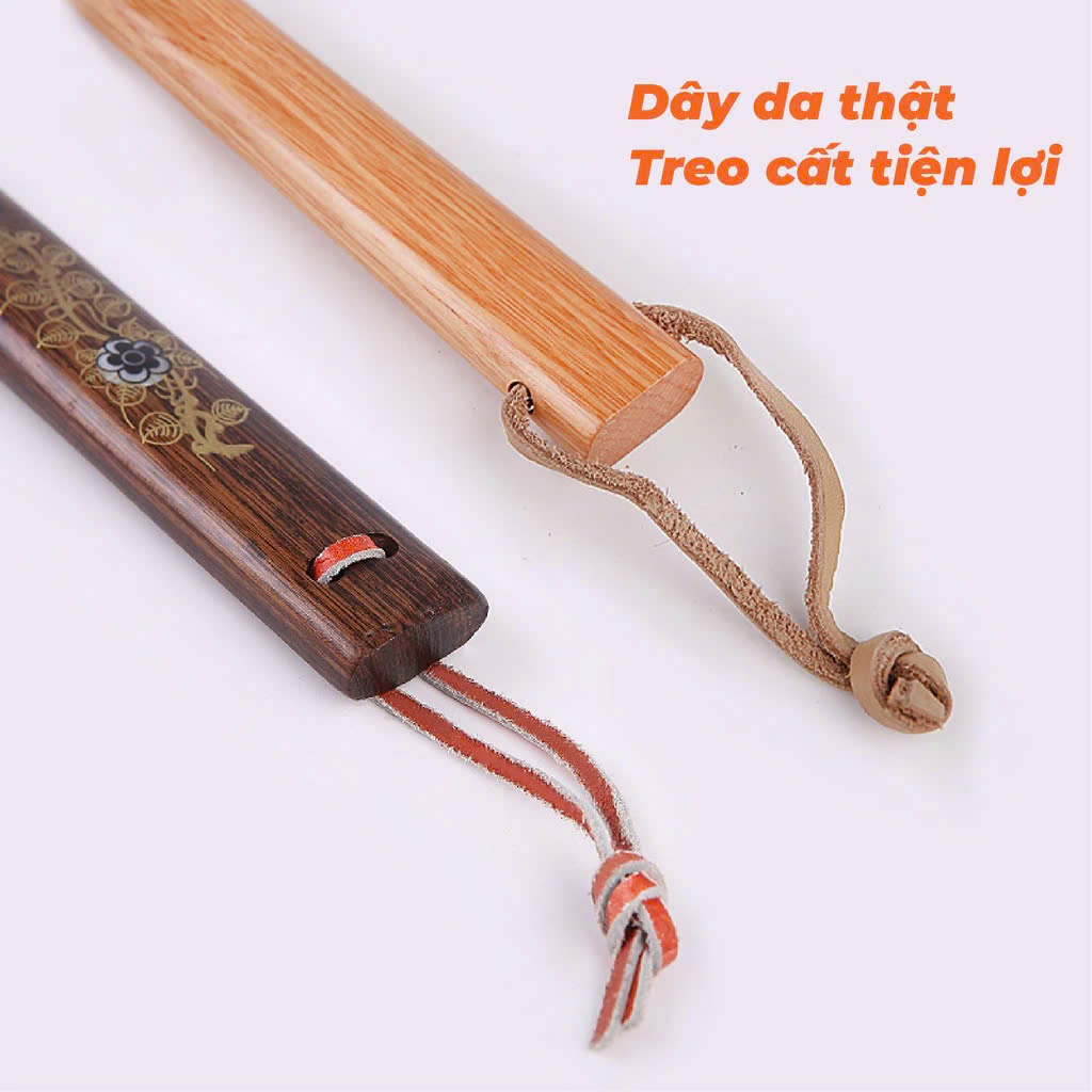 Đón gót giày cho mọi tư thế gỗ tự nhiên nguyên khối - Dài 55cm (DGH907) Cho giày Nam &amp; Nữ