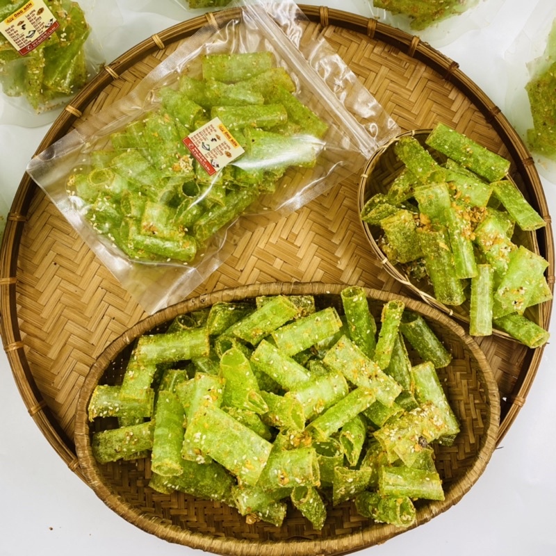 Bánh Tráng Cuộn Phô Mai Lá Dứa - Cay Nhẹ, Thơm Dẻo, Đậm Đà Vị Lá Dứa