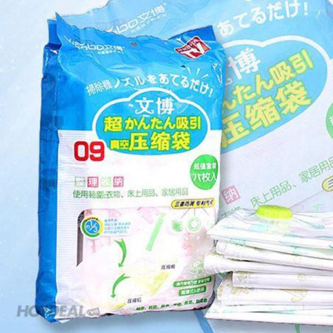 Bộ Túi Hút Chân Không Giúp Tủ Quần Áo Gọn Gàng