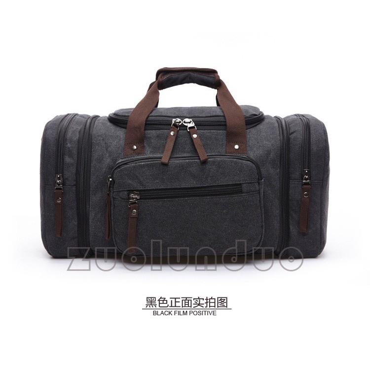 Túi trống vải du lịch túi xách đựng đồ đa năng T24 nhiều màu
