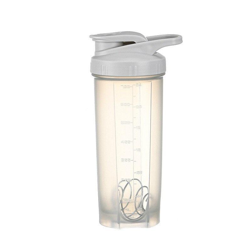 Frosted Milkshake Cup Shaking Milkshake Water Bottle Outdoor Fitness Water Cup Stirring Bottle Protein Powder Portable Drink Cup