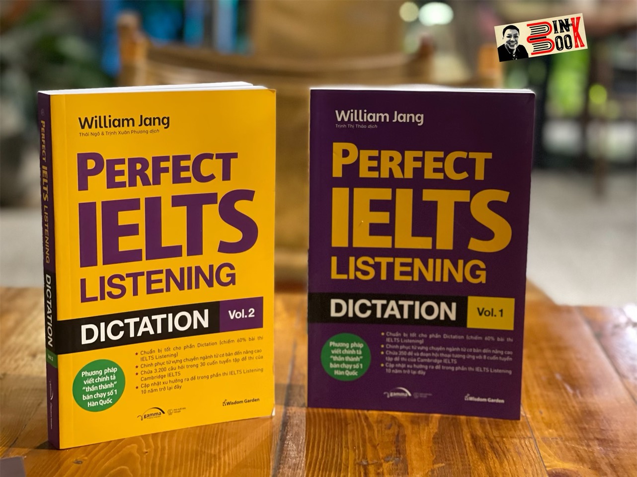 Combo PERFECT IELTS LISTENING DICTATION Vol.1 + Vol.2 (Bộ 2 Cuốn) - William Jang – Thái Ngô, Trịnh Xuân Phương, Trịnh Thị Thảo dịch – Gamma (Alphabooks) - Nhà Xuất Bản Thế Giới