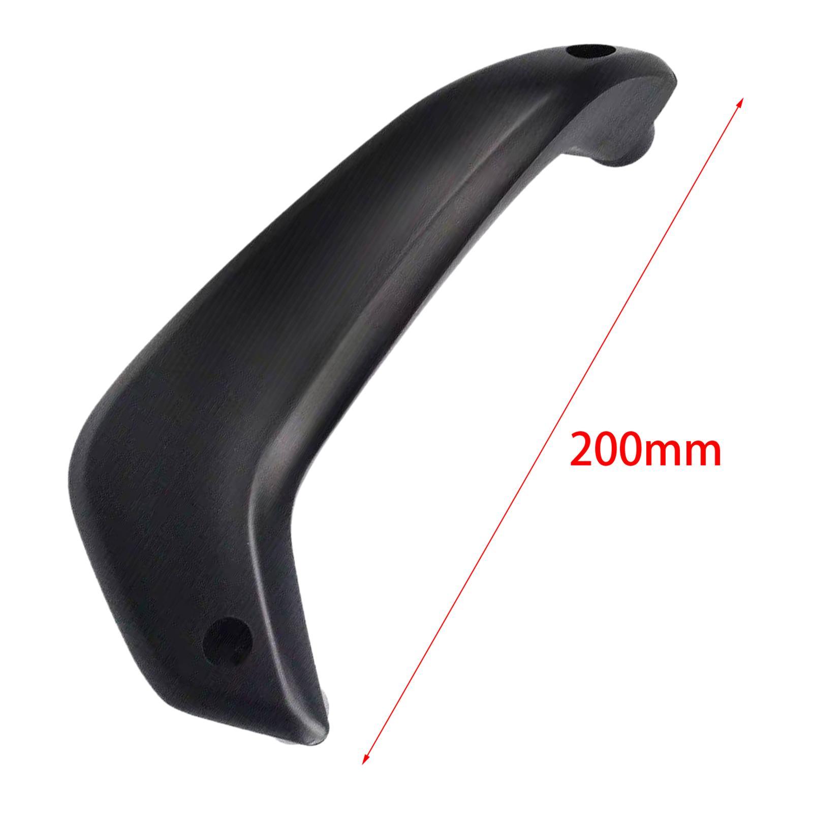 Interior Door Handle Automobile Accessories with 2 Screws Easy to Install Replacement Parts for Fiesta Black