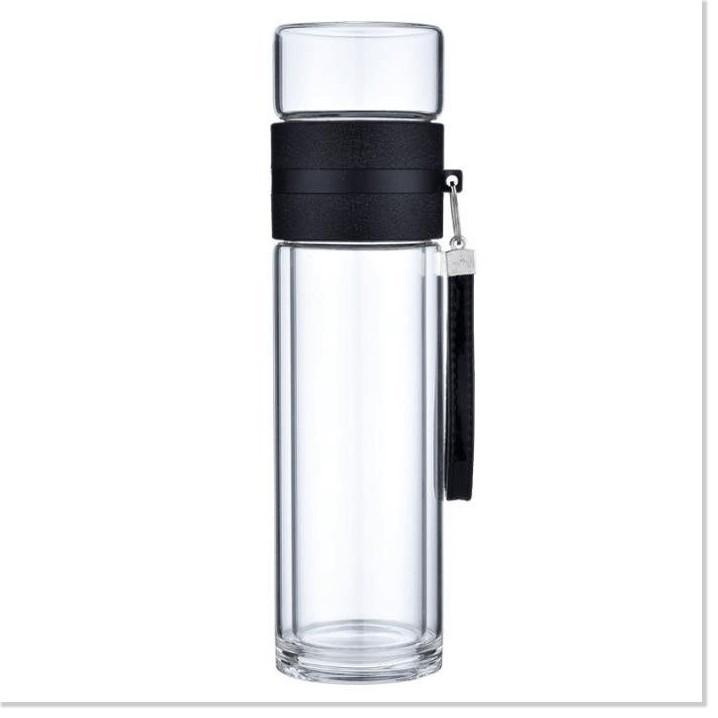 Bình giữ nhiệt 2 lớp thủy tinh cao cấp Luxury Travel Bottles