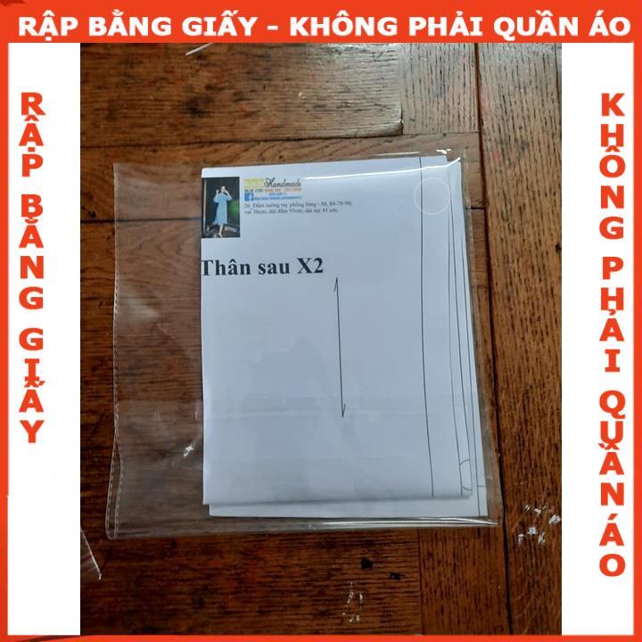 Rập giấy A0 mã 675 (BẢN VẼ) rập đầm dáng suông