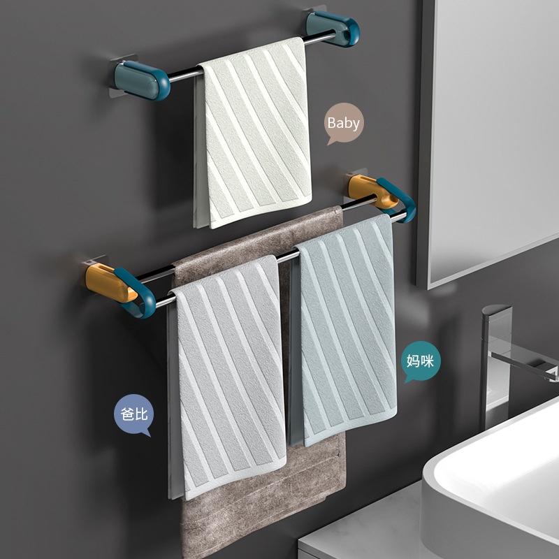 Giá treo khăn tắm gắn tường không cần khoan tiện lợi bền bỉ