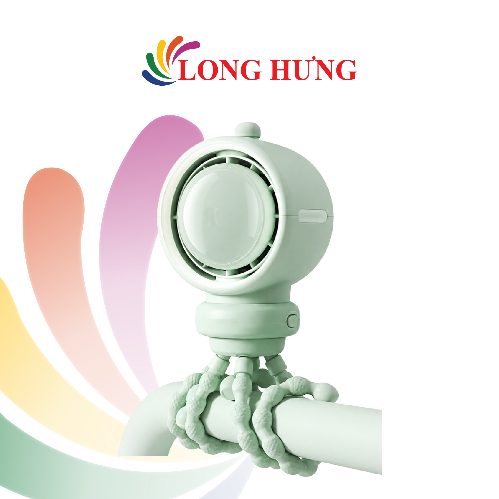Quạt mini Jisulife Stroller Fan Life2S 5000mAh - Hàng chính hãng