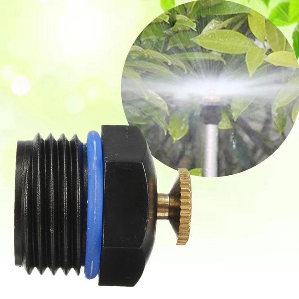 Bộ 10 béc phun mưa tưới cây chỉnh lưu lượng ren 21