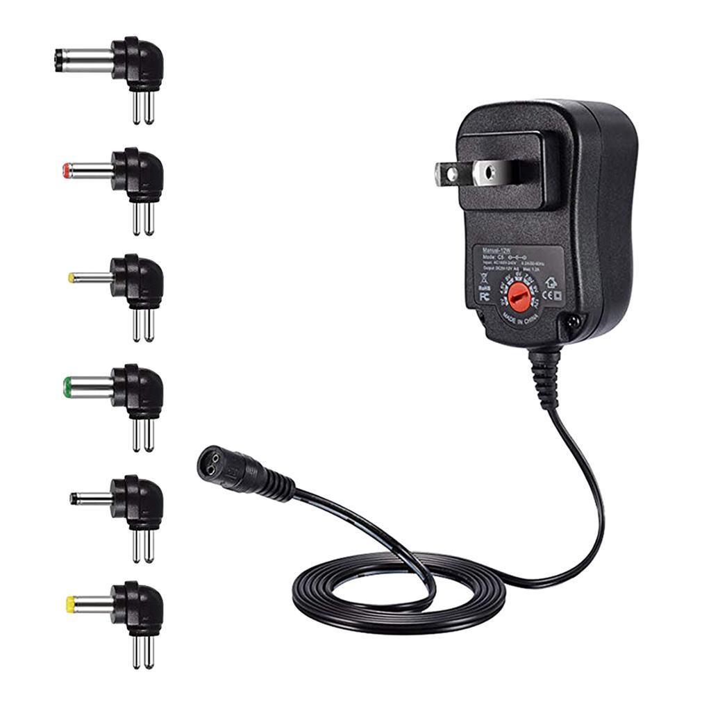 30W 3V 4.5V 5V 6V 7.5V 9V 12V  Charger Supply Adapter Cable Strip Lamp