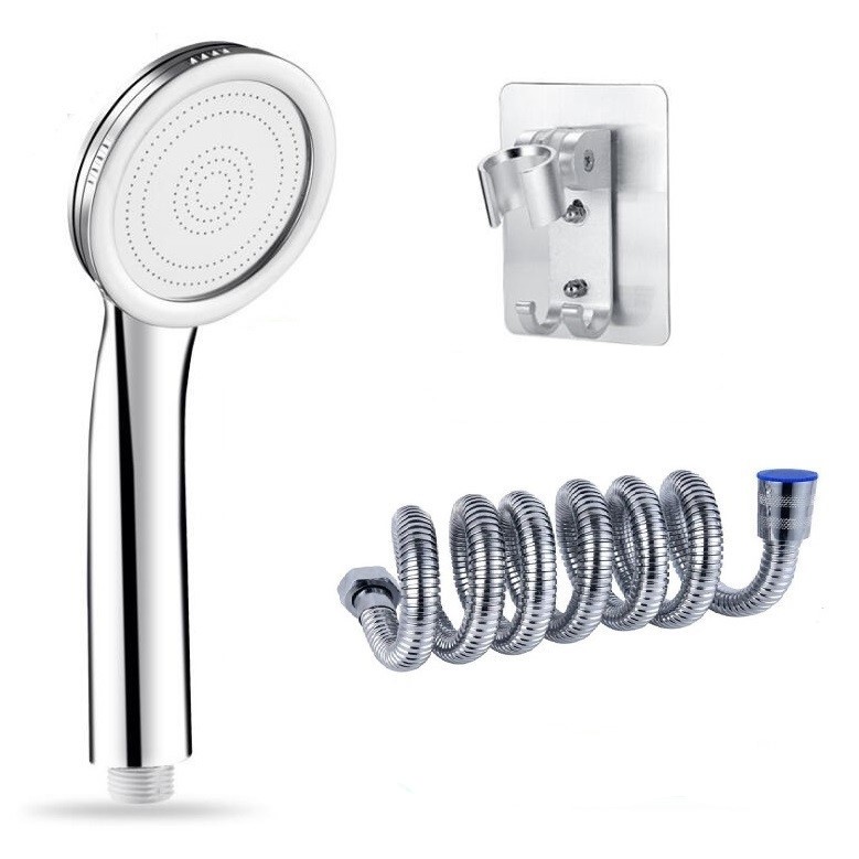 Bộ vòi sen siêu mỏng tăng áp có thể tháo rời để vệ sinh, 1 bộ gồm có 3 sản phẩm