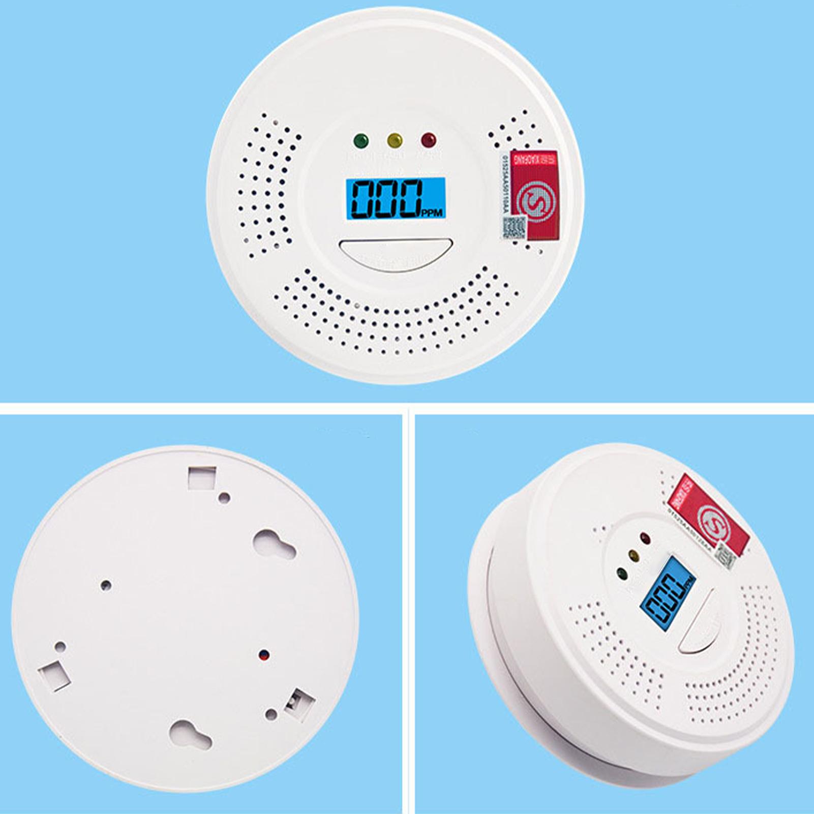 Máy Dò Báo Động Carbon Monoxide Với Màn Hình Kỹ Thuật Số Cảnh Báo Bằng Giọng Nói Thông Minh An Toàn Cho Gia Đình