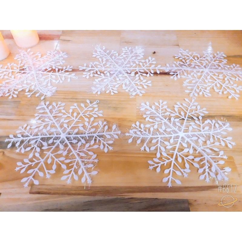 COMBO 5 BÔNG TUYẾT KIM TUYẾN TRANG TRÍ NOEL