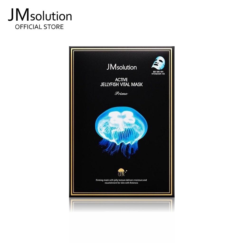 Combo 10 Mặt Nạ Sứa Biển JMSolution Active Jellyfish Vital Mask Thanh Lọc, Giải Độc Da 33ml x10