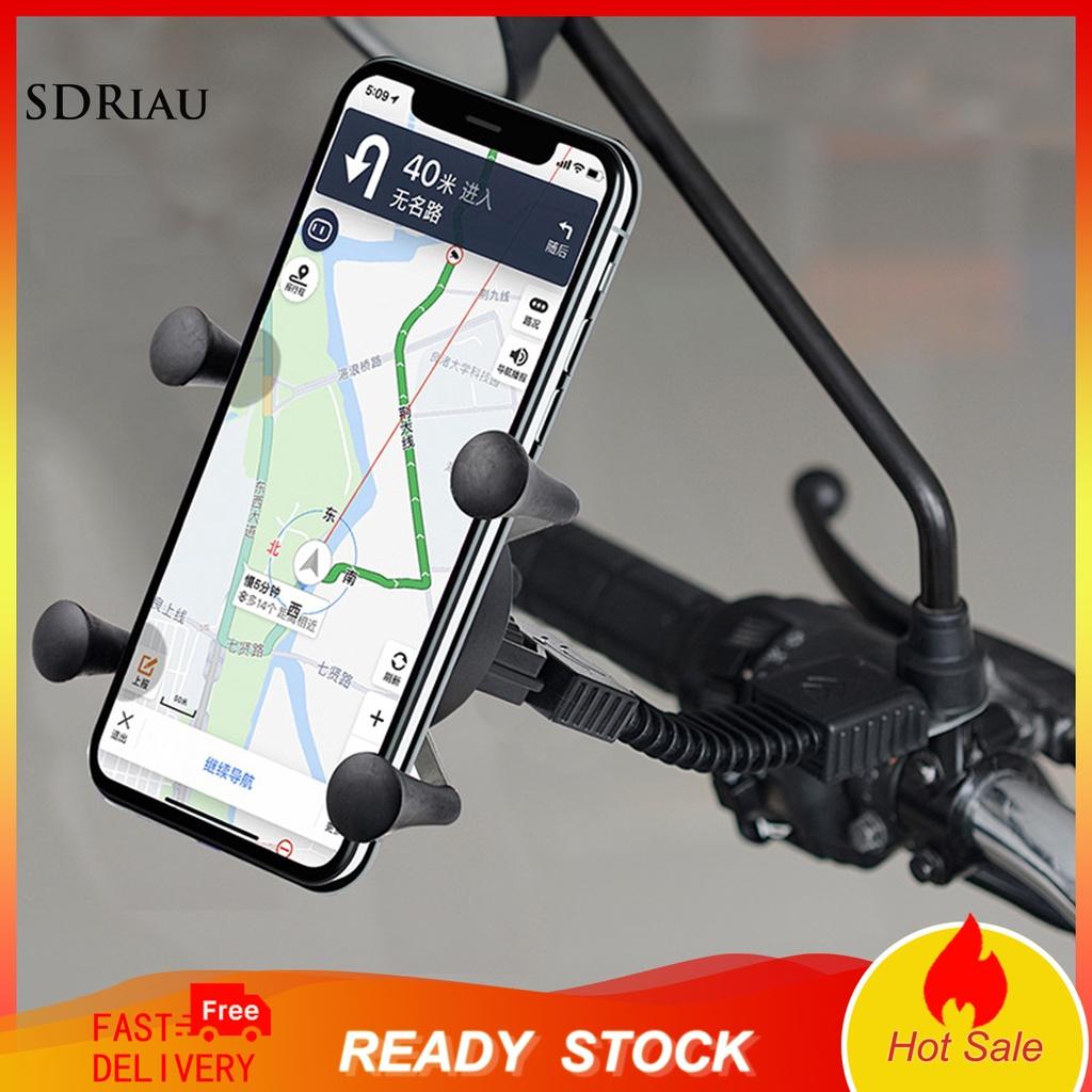 Giá Đỡ Điện Thoại Gắn Gương Chiếu Hậu Chống Trượt Tiện Dụng Cho Atv