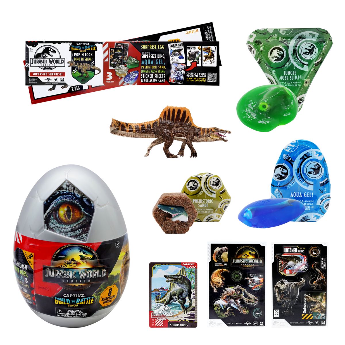 Đồ Chơi Trứng Khủng Long Huyền Bí Jurassic World: Tái Sinh TOY MONSTER T01533 - Giao Hàng Ngẫu Nhiên