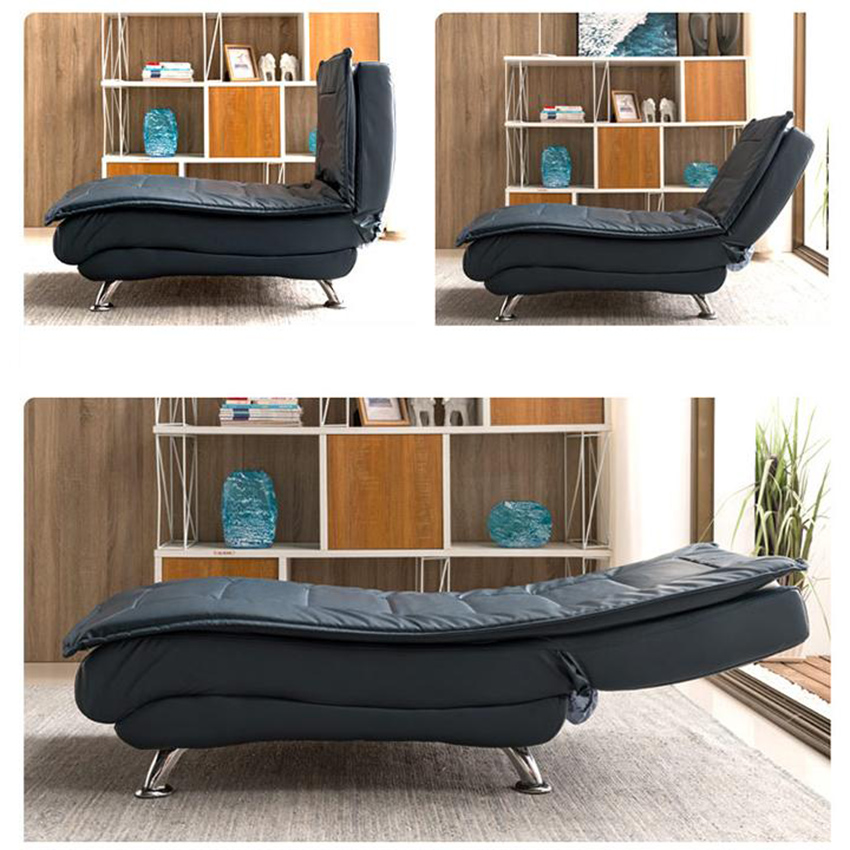 Ghế sofa thư giãn bằng da 178x70x40cm - 3 chế độ nằm, ghế phòng khách phòng ngủ - ghế lười nằm thư giãn, ghế nghỉ trưa văn phòng