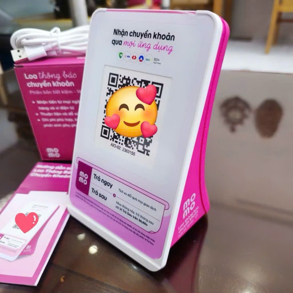 Loa Thông Báo Giao Dịch MoMo Bản WiFi Loại Tốt – Kết Nối Linh Hoạt Với Nhiều Ngân Hàng