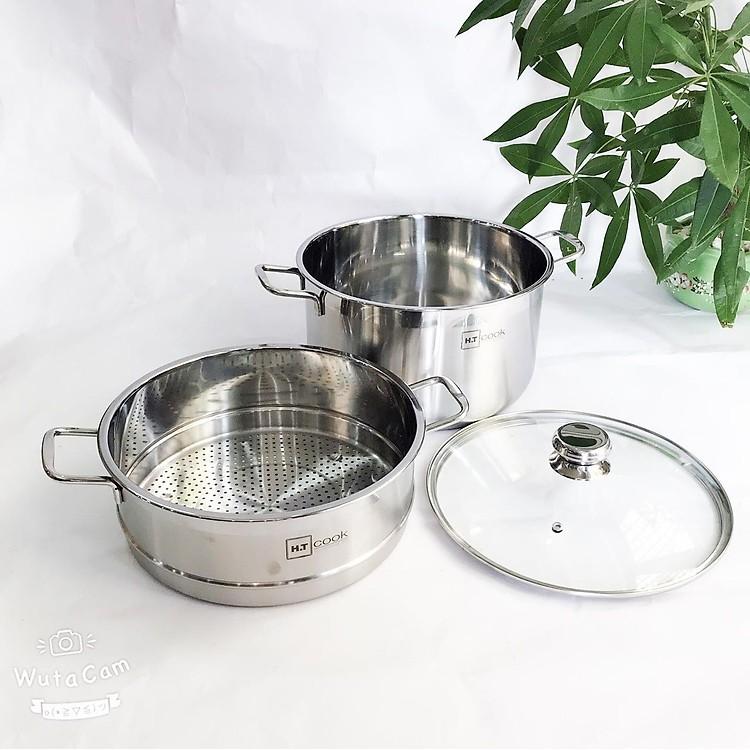 BỘ NỒI XỬNG HẤP 28cm HT Cook