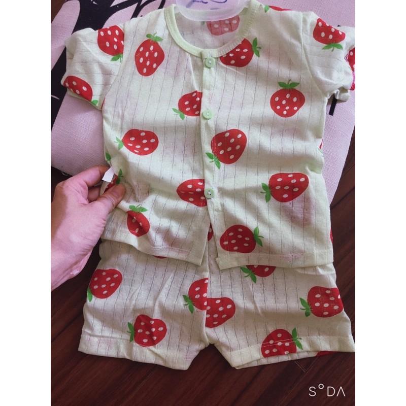 Bộ đồ cotton giấy cho bé từ 6-18kg