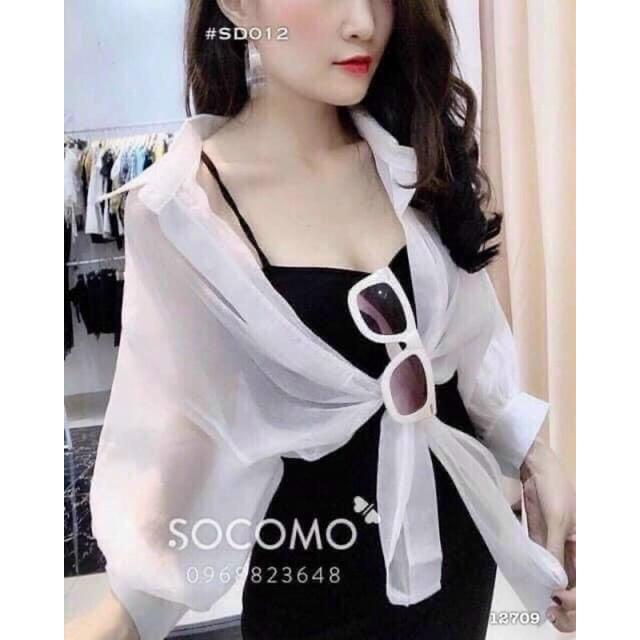 Set áo sơ mi váy body bún sang chảnh
