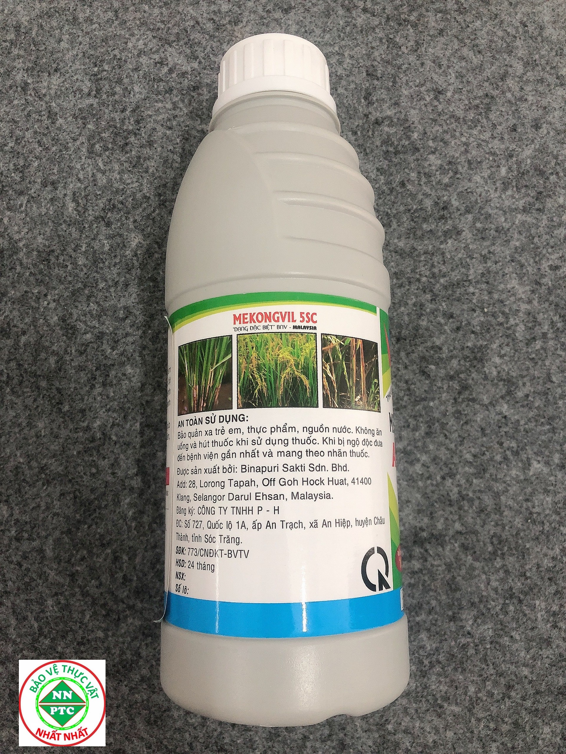 Sản Phẩm Trừ Bệnh Cây Trồng MEKONGVIL 5SC AVIL Malaysia Sạch Bệnh - Xanh Cây-Bóng hạt.