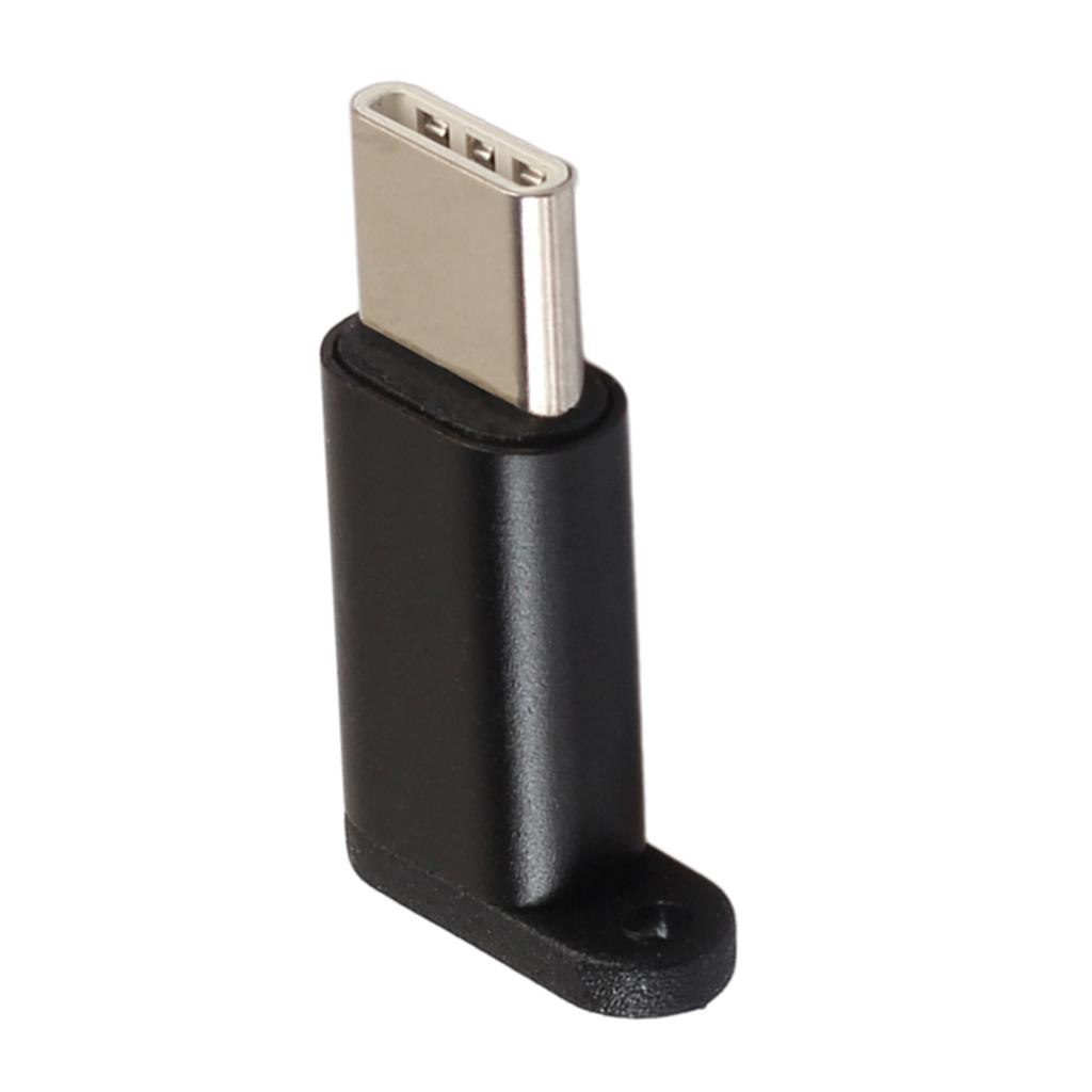 USB Type C Adapter , Aluminum USB C Male to Micro USB Female Convert Connector with Keychain Hole for Samsung Galaxy S8 New Macbook Pixel XL Nexus 5X 6P Nintendo Switch