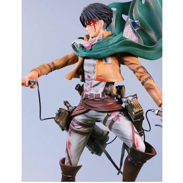 Mô hình Đại úy Levi Ackerman hiệu ứng máu - Attack on titan